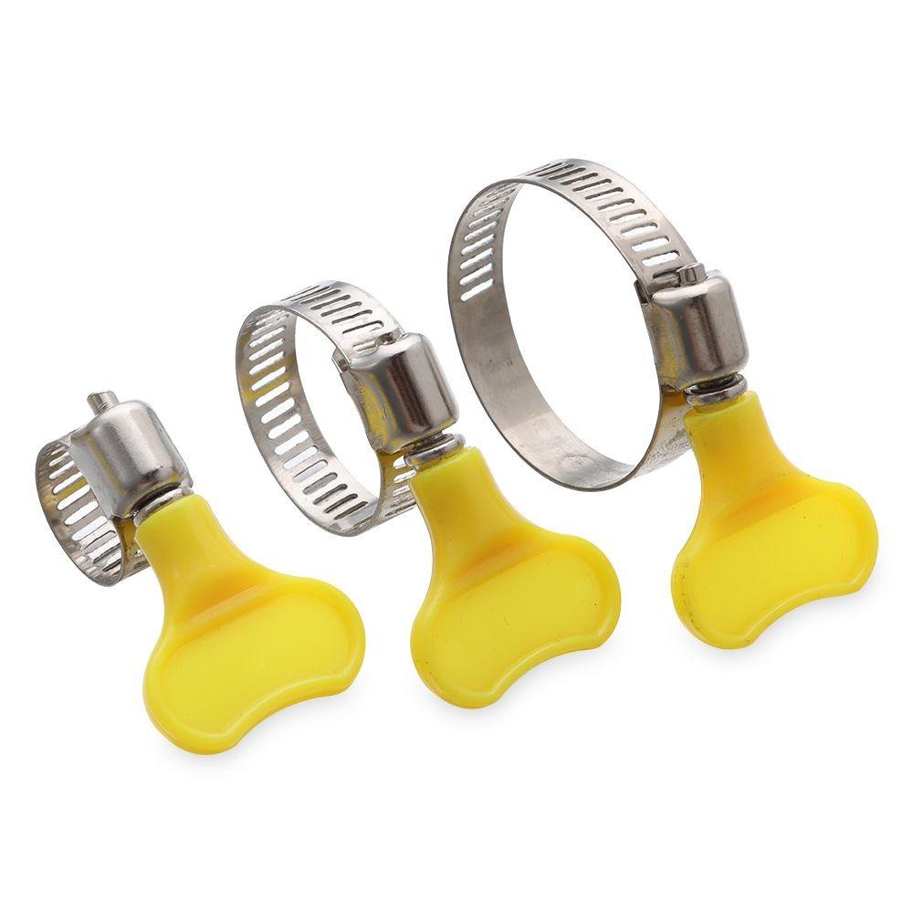 Lanfy Drive Hose Clamp Butterfly 10pcs Klem Tabung Hoop Spring Clip Klem Selang