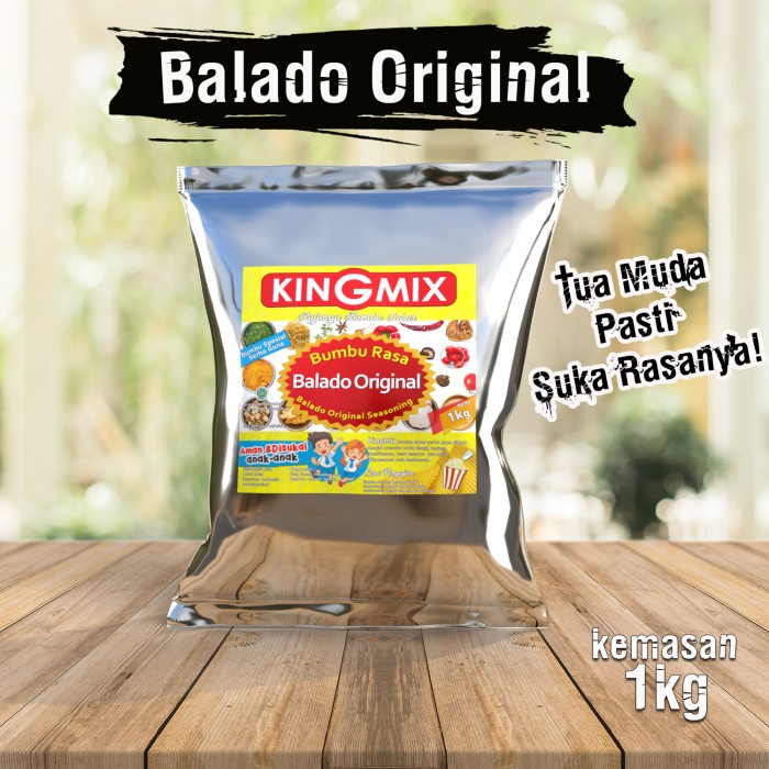 

N.E.W Bumbu Tabur Rasa Balado KING MIX 1 KG