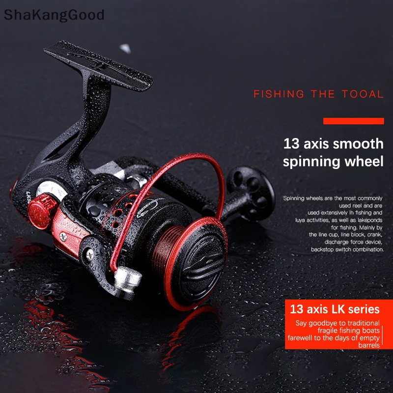 Skid Fishing Reel Spinning Reel Drag Reel 2000-5000 Max Drag 25kg 13BB Gulungan Pancing Gulungan Berputar Untuk Memancing Air Tawar SKK