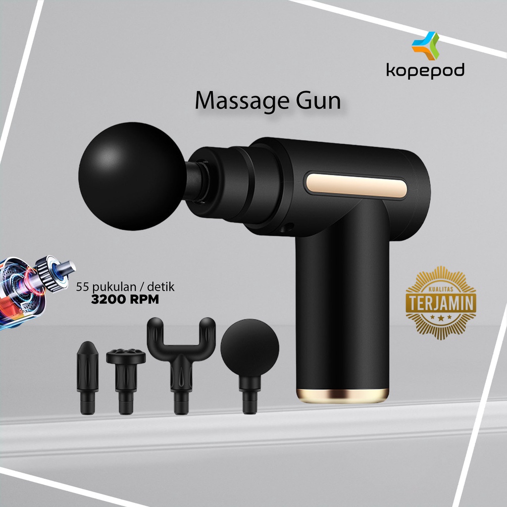 MASSAGE GUN Alat Pijat otot jaringan dalam