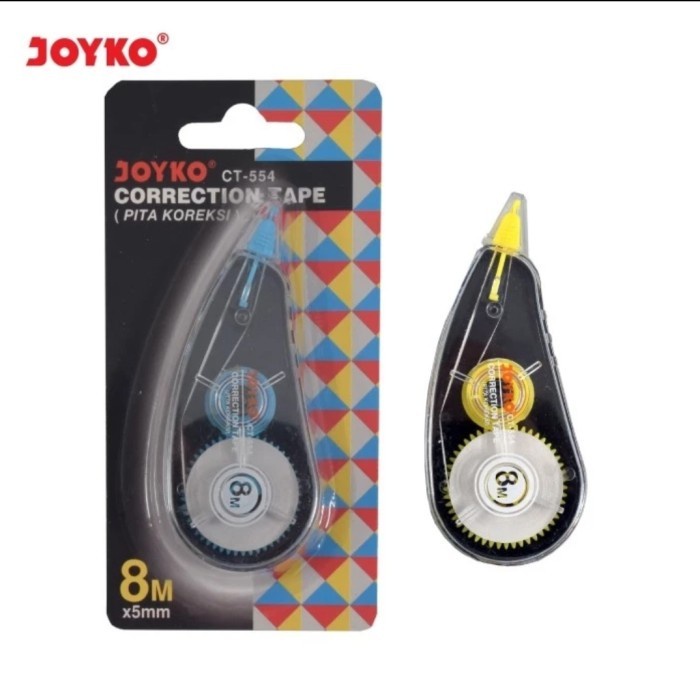 

JOYKO CT554 CORRECTION TAPE 8M / PENGHAPUS TIPE EX KERTAS CT-554