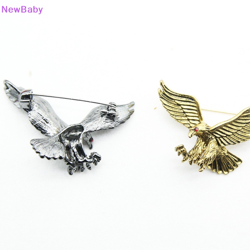 Newbaby Fashion Pria Vintage Eagle Pin Bros Dekorasi Korsase Lencana Perhiasan Hadiah ID