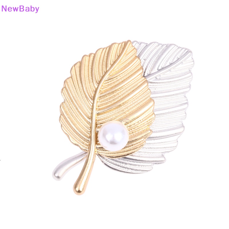 Newbaby Maple Leaf Bros Logam Vintage Wanita Gadis Menawan Indah Kerah Lapel Pin Fashion Perhiasan Hadiah Aksesoris Pakaian Pesta ID