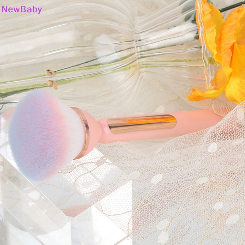 Newbaby 1PC Sikat Pembersih Debu Kuku Kepala Besar Untuk Manicure Blush Powder Makeup Brushes ID