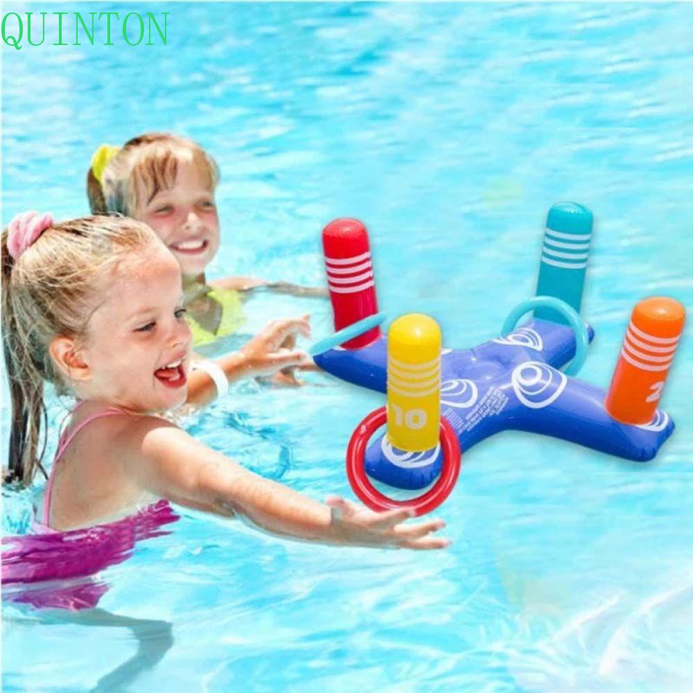 Quinton Kolam Renang Mengapung Cincin Tiup Anak Pesta Properti Pantai Mainan Cincin Mainan Mainan Kasur Angin Inflatable Ring Toys