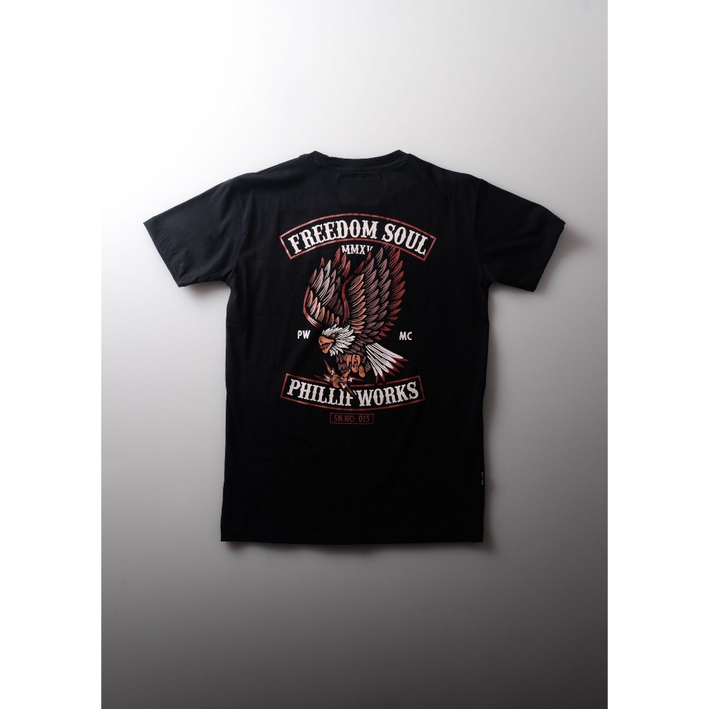 Phillipworks West Eagle Black Tee Shirt / T-Shirt BuyMax / Phillip Works / Kaos PhillipWorks
