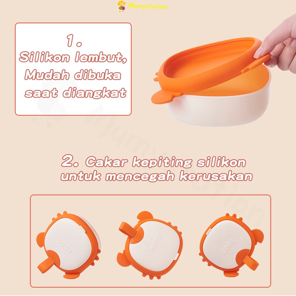 Mumystation Lunch Box /Kotak Bekal Makan Siang/Kotak Makan Tempat /Makan Anak Bayi