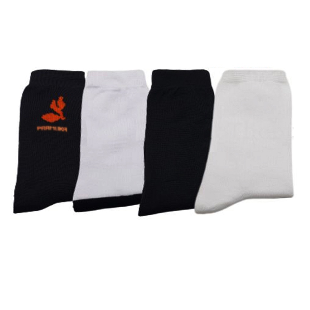 BRGUNIK Kaos Kaki SD Dan SMA Hitam Putih / Kaos Kaki Anak Sekolah / Kaos Kaki Pramuka KK102