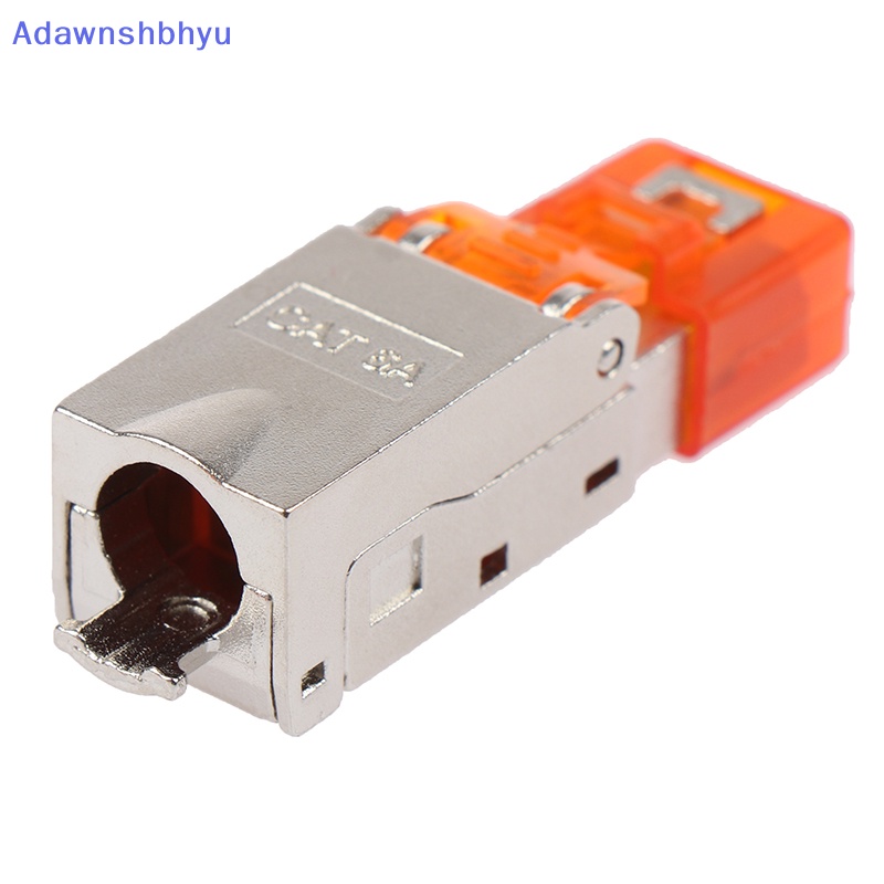 Konektor Adapter Eterna Adhyu Cat6A Rj45 Tanpa Alat Crimping Terlindung Kepala Kristal ID