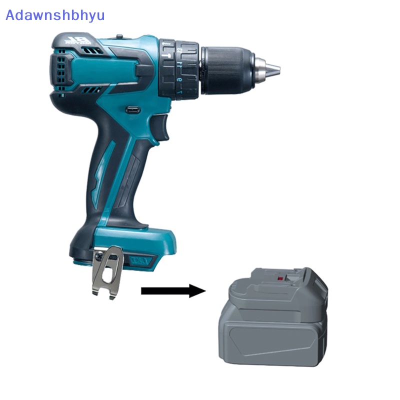 Adhyu Adapter USB Untuk 20V DEWALT DCB200 Milwaukee M18 Ubah Ke Makita 18V ID