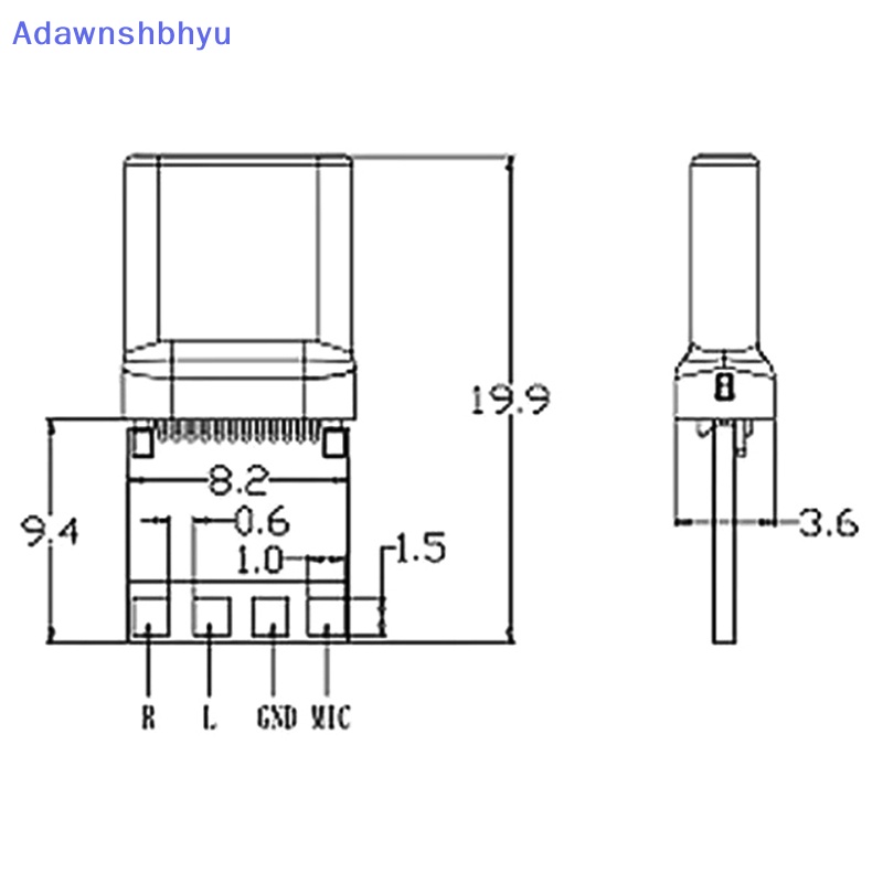 Adhyu ALC5686 Chip Type-C Colokan Headphone Audio Digital DAC Decoding Connector Adapter ID