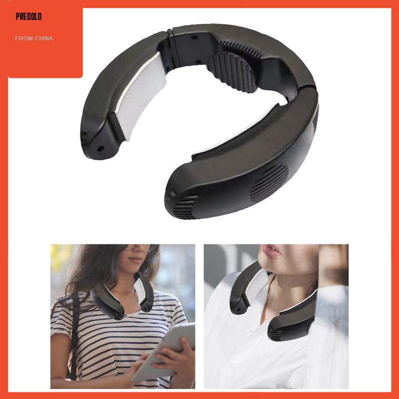 [Predolo] Hiasan Personal Fan Indoor Outdoor Mute Hands Free Travel Neck Cooling Fan