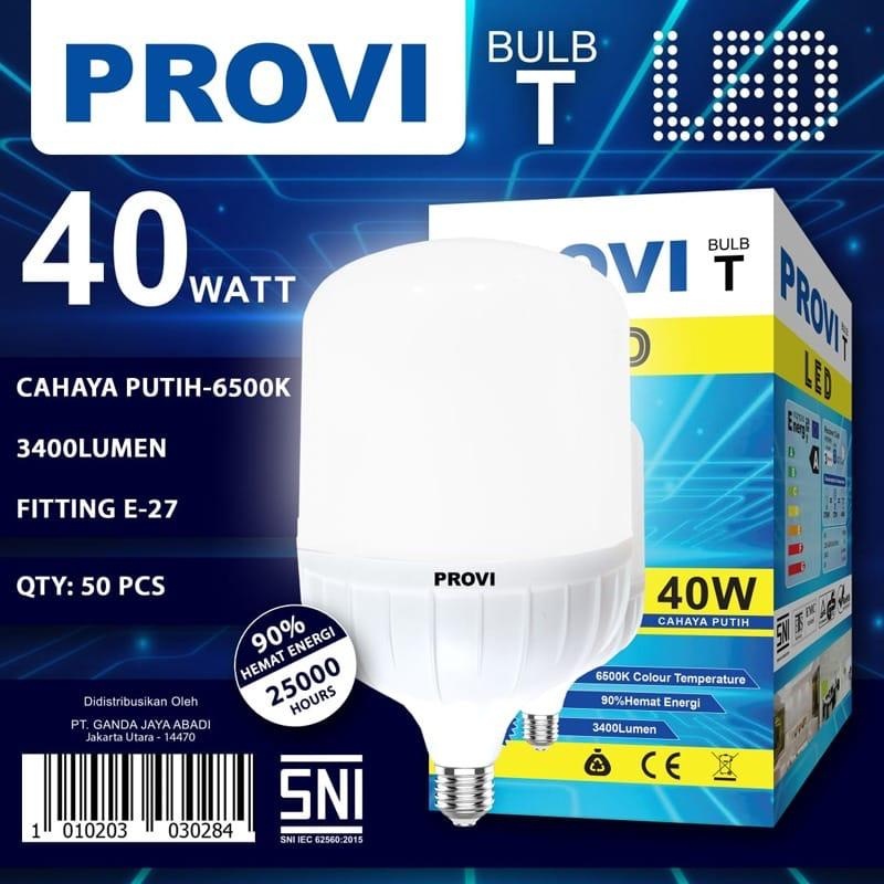 Lampu LED Bulb Jumbo Tabung  Garansi 5W 10W 15W 20W 30W 40W 50W 60W Kapsul Super Murah Putih