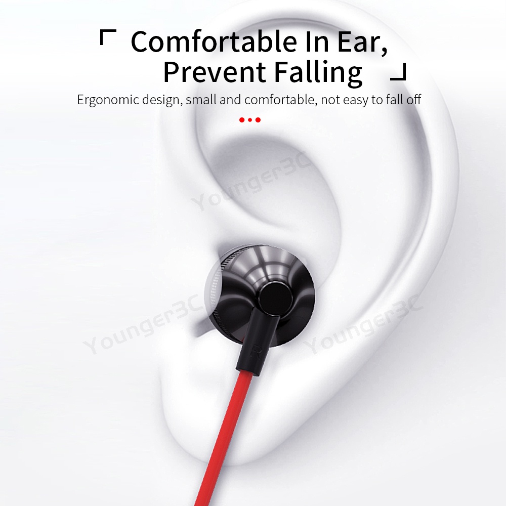 Metal 3.5MM Sleep Earphone In Ear HiFi Suara Bass Subwoofer Headset Kabel Kontrol Volume Earbud Bass Stereo Dengan Mikrofon