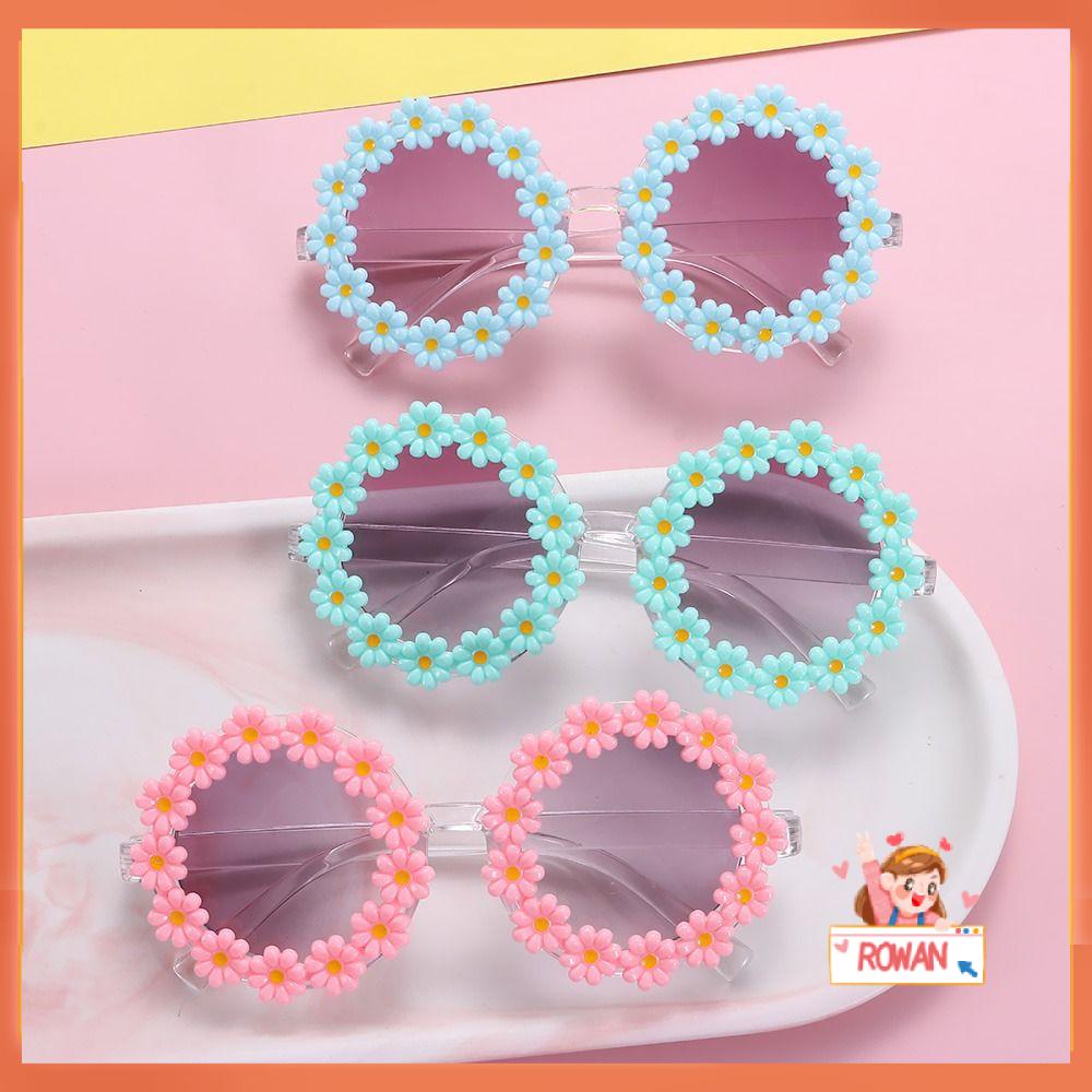 R-flower Kids Sunglasses Kacamata Daisy Bulat Bunga Retro