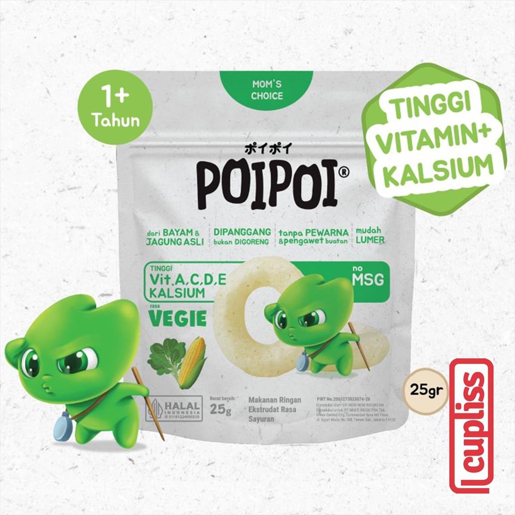 PoiPoi Healthy Snack Vegie 25g Snack Anak
