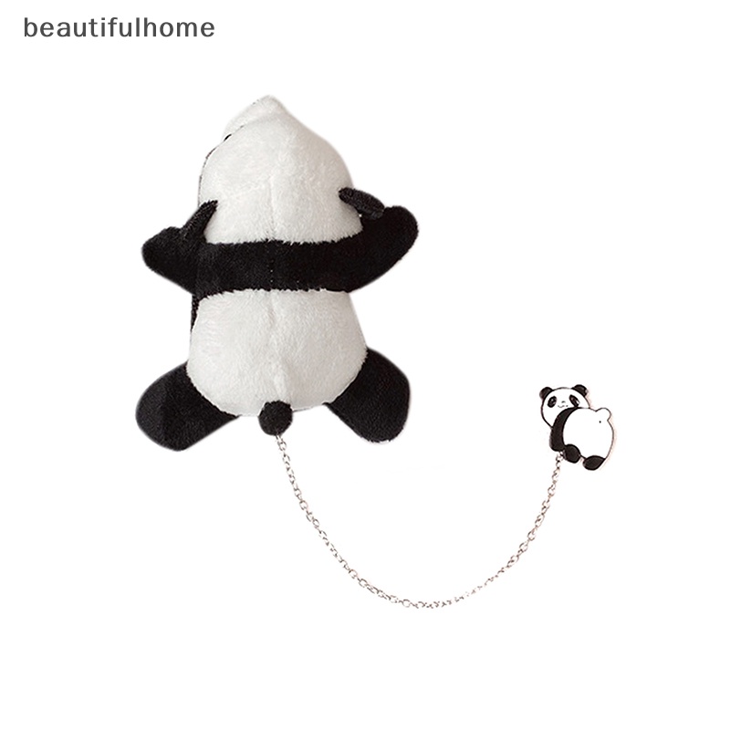 {beautifulhome} Boneka Hewan Bros Liontin Kartun Panda Pin Lencana Aksesoris Untuk Pria.