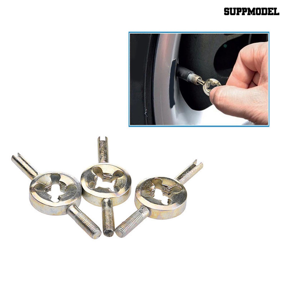 [SM]2Pcs Cycling Bicycle Wheel Tire Valve Core Wrench Spanner Alat Pembuka Perbaikan