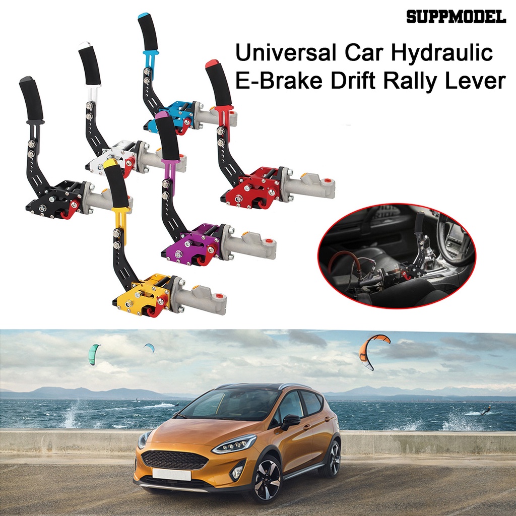 [SM]Racing Rem Tangan Gear Fleksibel Dimodifikasi Paduan Aluminium Universal Mobil Hidrolik E-Brake Drift Rally Lever Perlengkapan Kendaraan