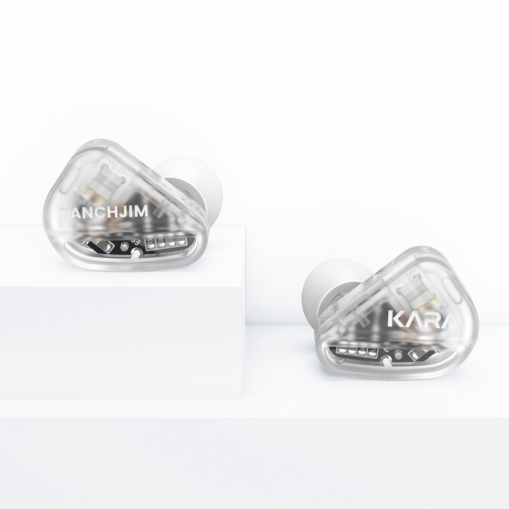 Earphone Hybrid TANCHJIM KARA 1DD+4BA Dengan Kabel 0.78 2Pin Earbud Studio DJ Audiophile Earphone