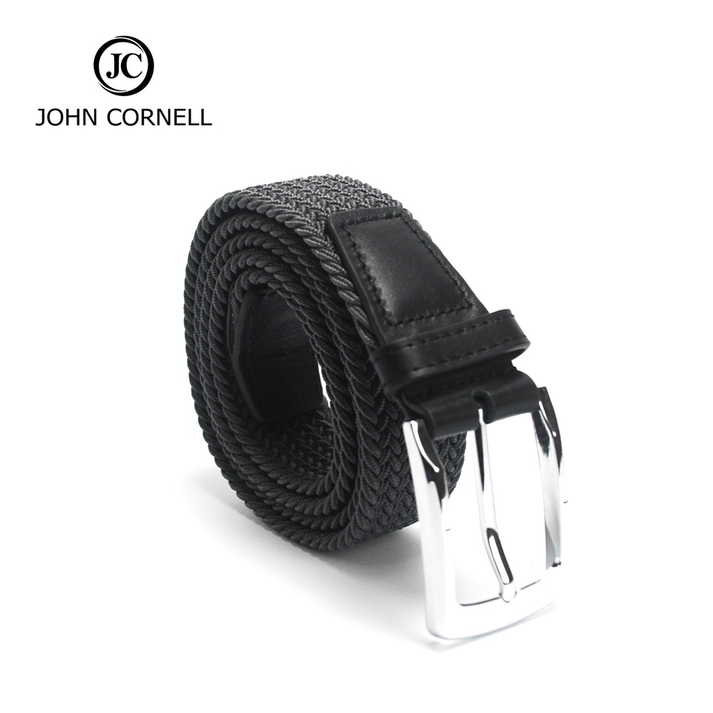 John Cornell Ikat Pinggang Pria Rajut Elastis