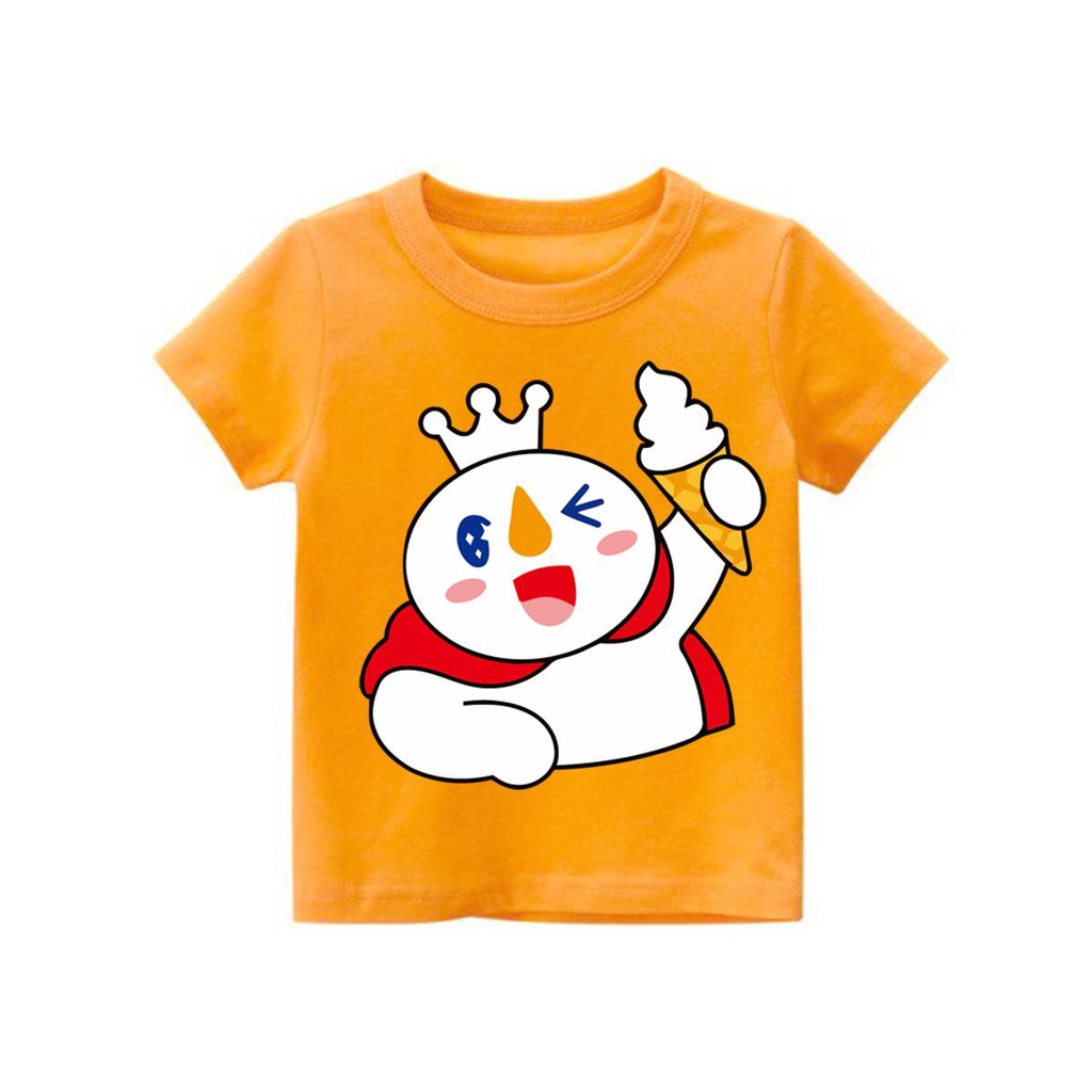 Promo Kaos anak Pou Mixue T-shirt kekinian cute