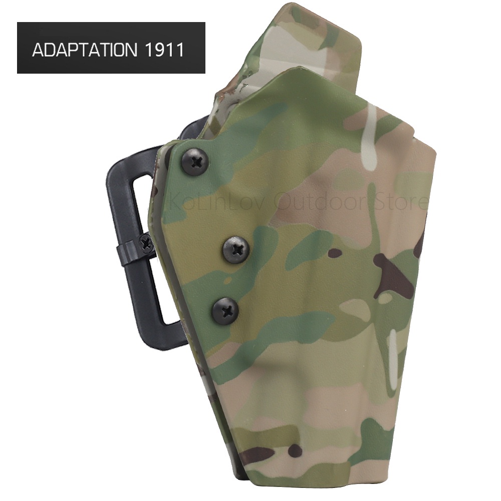 Tactical Pistol Holster U.S. Kydex Lightweight Material for 1911 Military Hunting Paintball Pistols