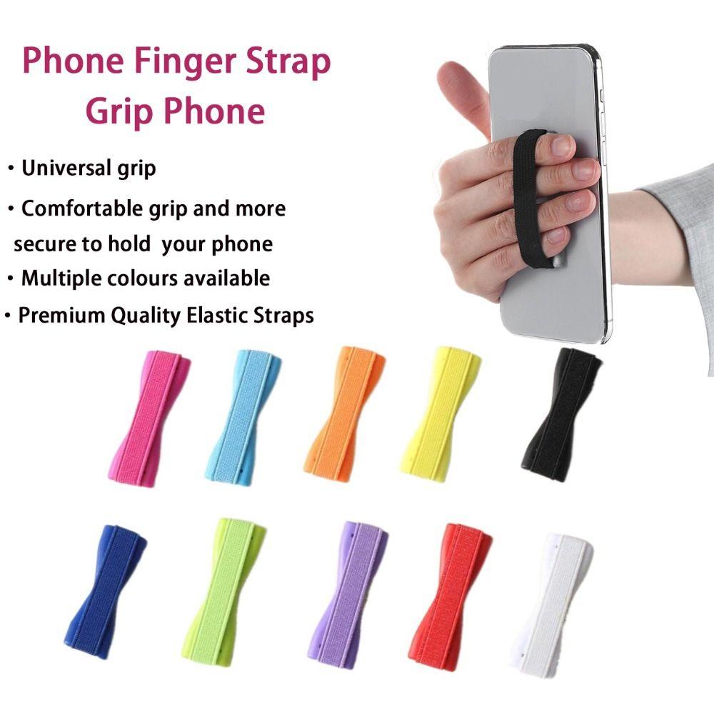 Populer Sling Phone Holder Grip Holder Aksesoris Ponsel ABS Tali Jari Ponsel Elastis Untuk Untuk Telepon