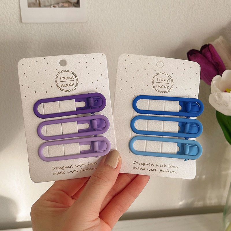 Set klip rambut warna-warni wanita fashion korea barang import dengan harga grosir bahan berkualitas import harga grosir bisa cod