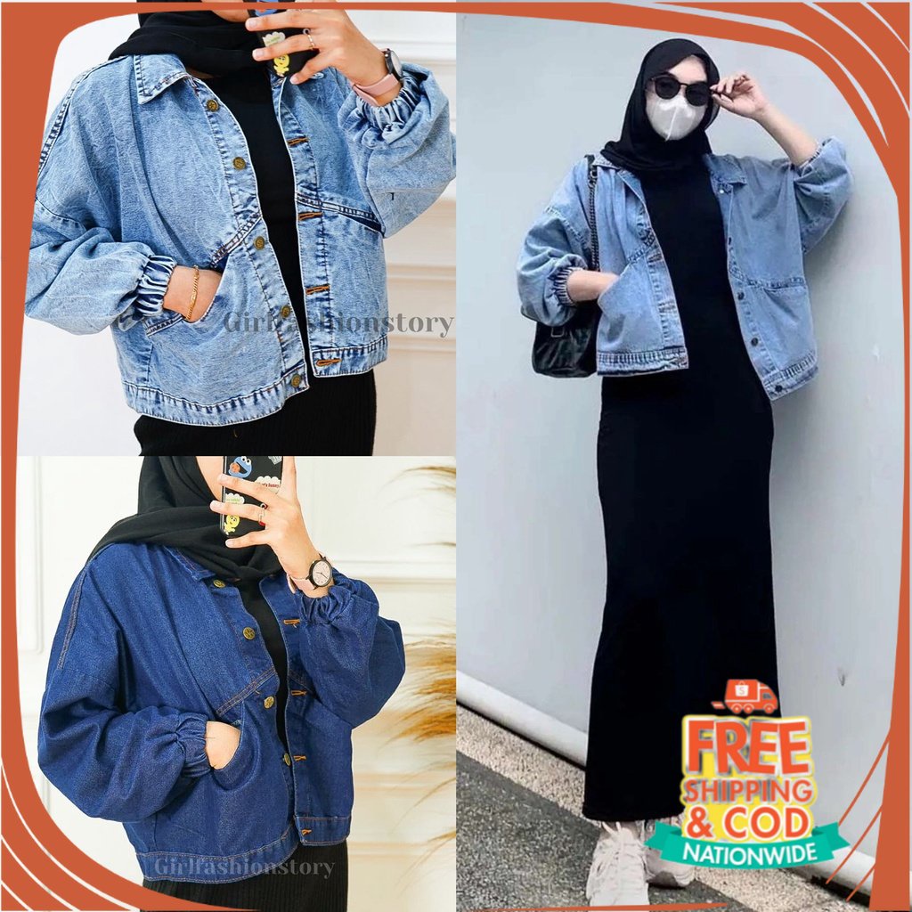 JAKET VINTAGE OOTD FESTIVAL REMAJA/ TRIVELA LY VINTAGE OVERSIZE JACKET / JAKET VINTAGE JEANS /. BELL