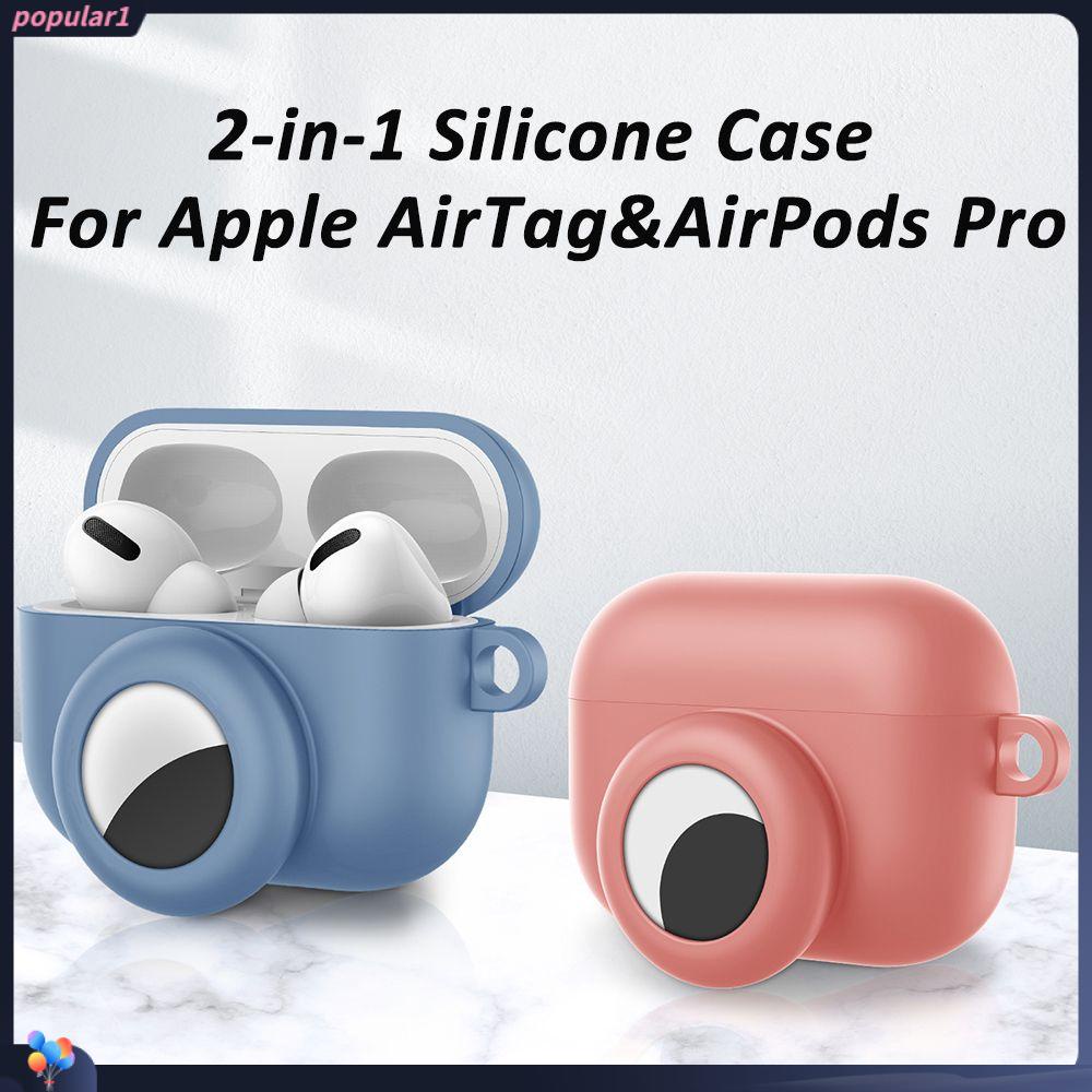 POPULAR Populer Case Cover Aksesori Pelindung Kulit Anti Hilang Untuk AirPods Pro AirTag