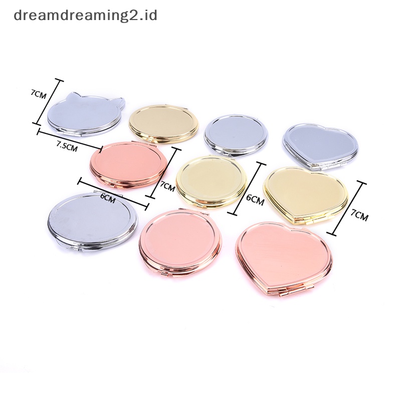 (drea) Cermin Rias Compact Cermin Rias Saku Kosmetik Untuk Travel Mirror //