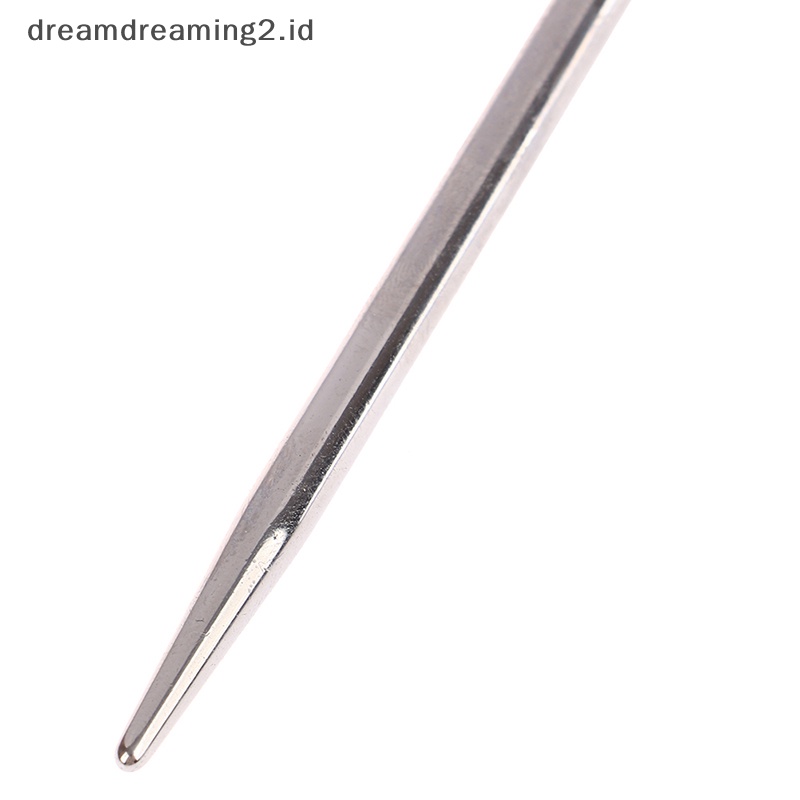 (drea) 1pc Stik Pengaduk Nail Art Gel Acrylic BB cream Mixing Stick Steel Sendok Spatula //