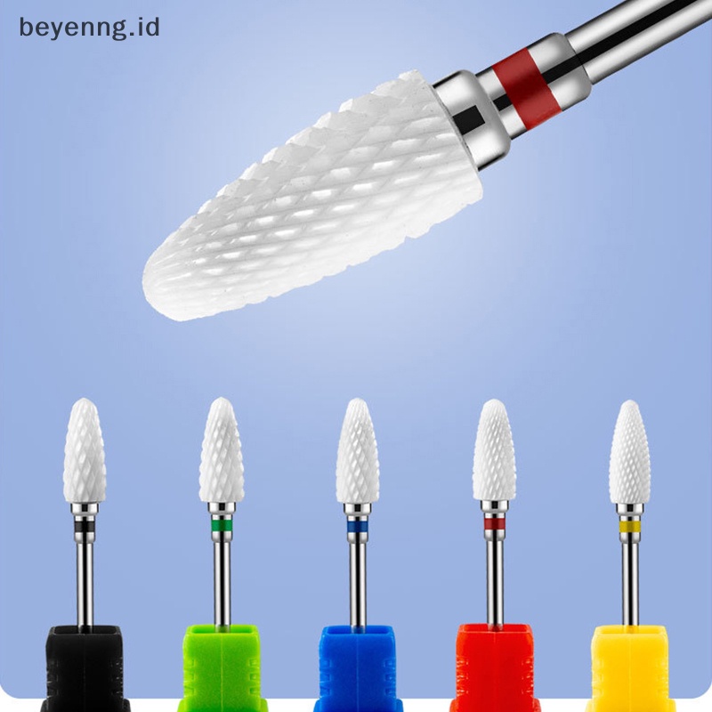 Beyen 1PC Kikir Mata Bor Kuku Tungsten Keramik Untuk Alat Mesin Manicure Elektrik ID