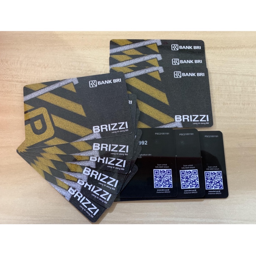 Kartu Uang Elektronik BRIZZI NFC - Kartu Tol BRI - E-Money BRI - Kartu Etoll BRI Brizzi Murah - Kartu Etoll Murah