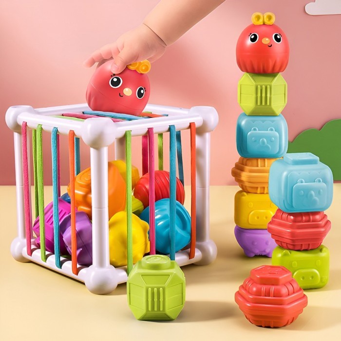 Mainan Edukasi Anak Explore Baby Shape Mainan Bayi 6-7-8 Bulan 1 Tahun
