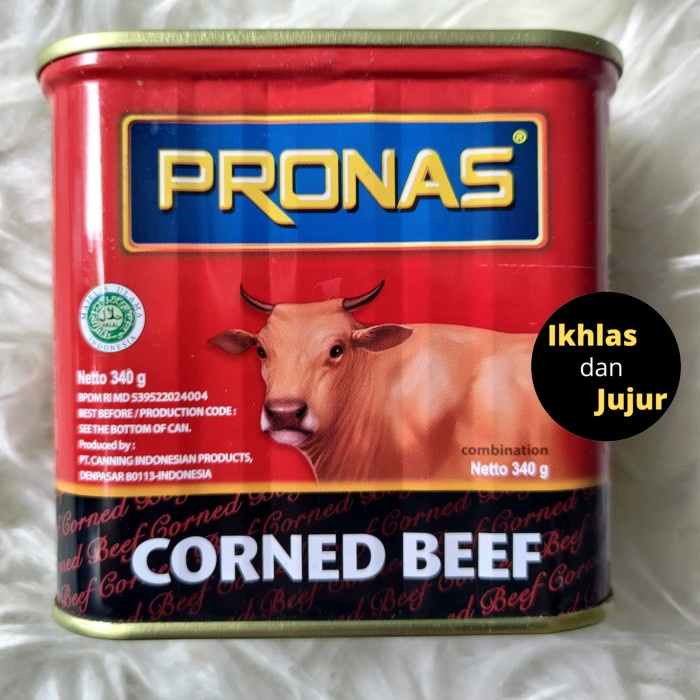 

Pronas Corned Beef 340 gram Makanan Kaleng