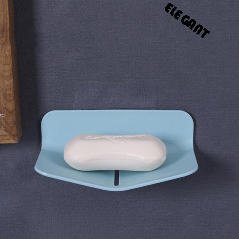 【 ELEGANT 】 Tempat Sabun Wadah Kreatif Shower Tray Drain Rack Rak Penyimpanan Tempel Dinding Bebas Bor