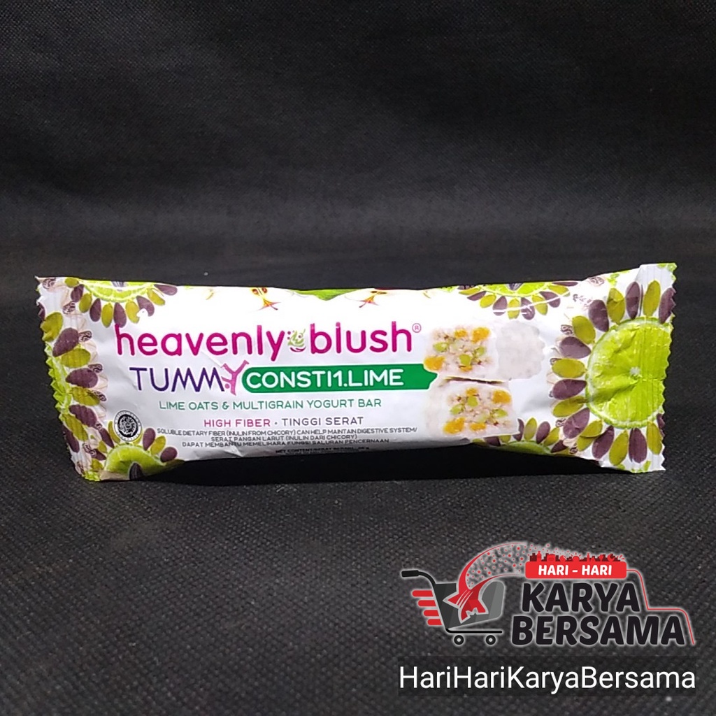 

HEAVENLY BLUSH TUMMY LIME OATS YOGURT BAR 25GR