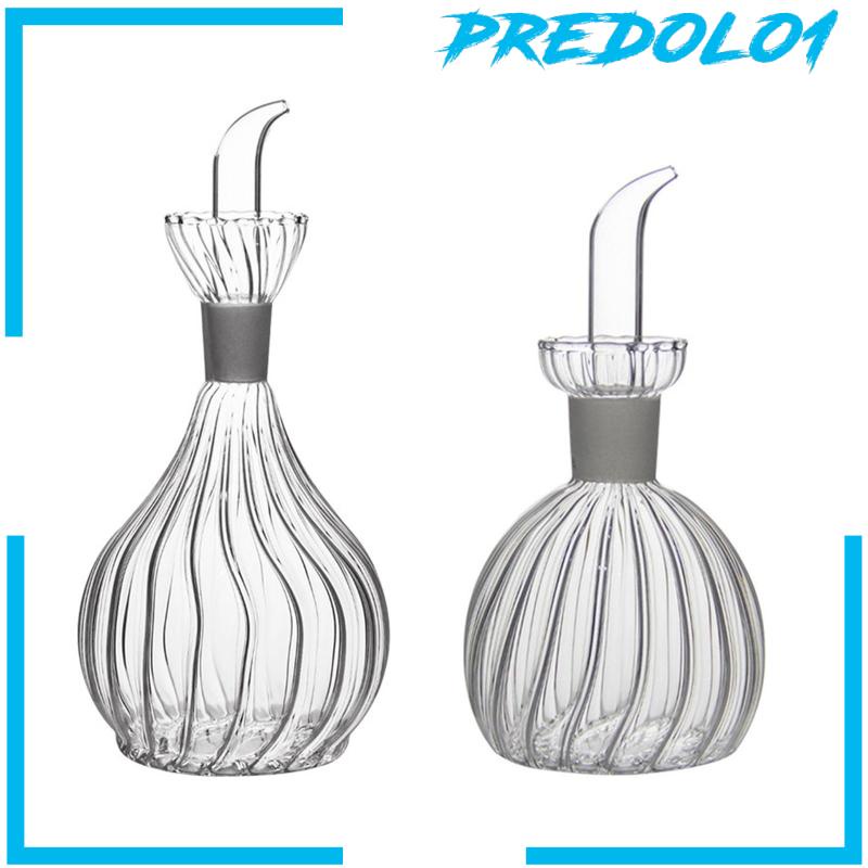 [Predolo1] Botol Dispenser Minyak Bening Mudah Di Isi Ulang Dan Membersihkan Wadah Cairan Dapur