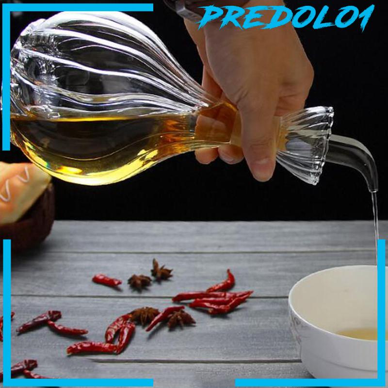 [Predolo1] Botol Dispenser Minyak Bening Mudah Di Isi Ulang Dan Membersihkan Wadah Cairan Dapur