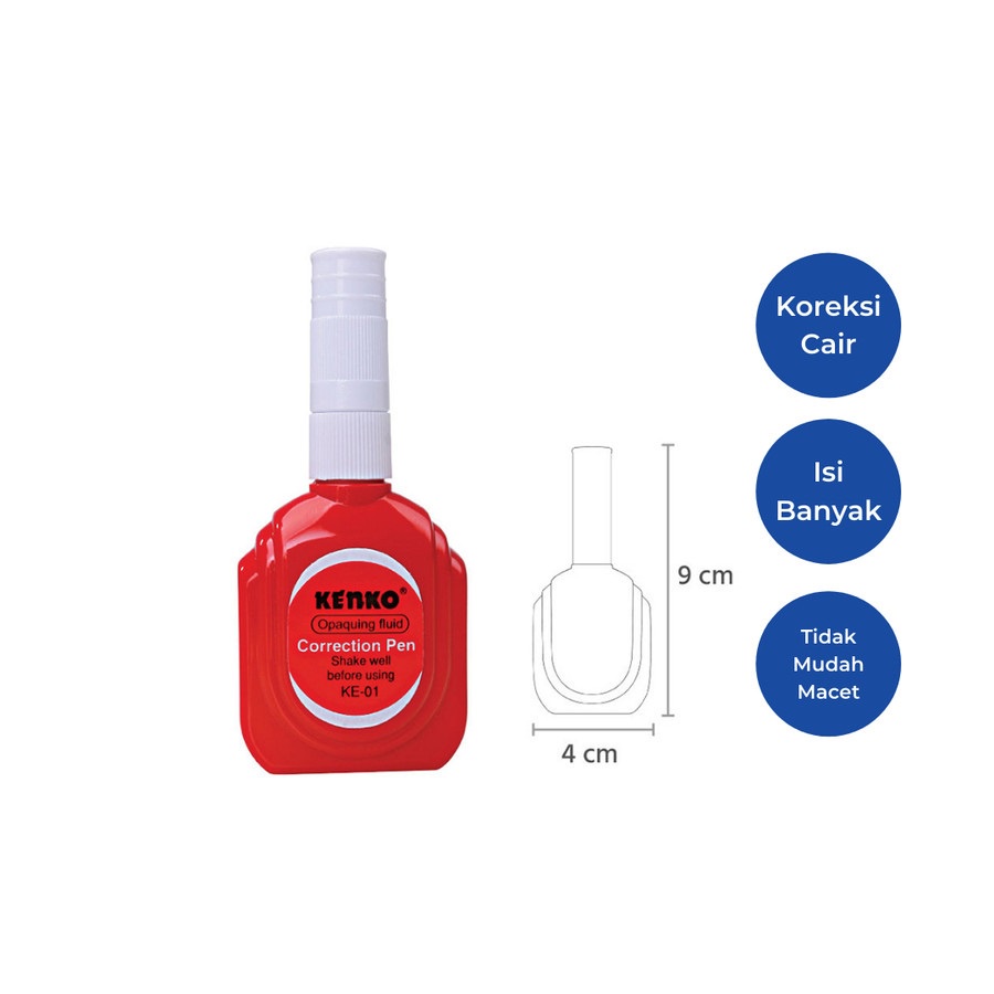 

TIPE X CORECTION PEN / TIPE X KENKO TERLARIS 1 PCS