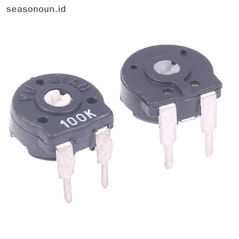 Resistor adjustable intipeasonoun 2pcs alfinotentiometer alfin15 1lusin 2gelas 5kancing 10kancing 50kancing 100kancing horizontal .