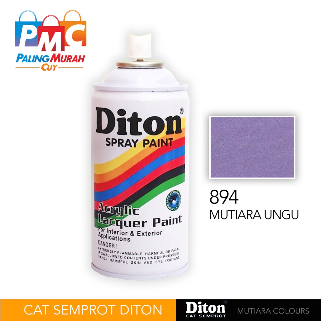 Diton 894 Mutiara Ungu Cat Semprot/Pylox/Samurai Motor/Helm/Gundam