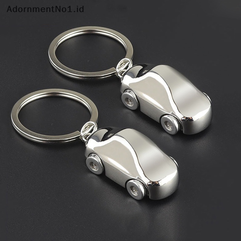 [AdornmentNo1] Desain baru keren gantungan kunci logam gantungan kunci mobil Key Ring rantai liontin untuk pria wanita hadiah