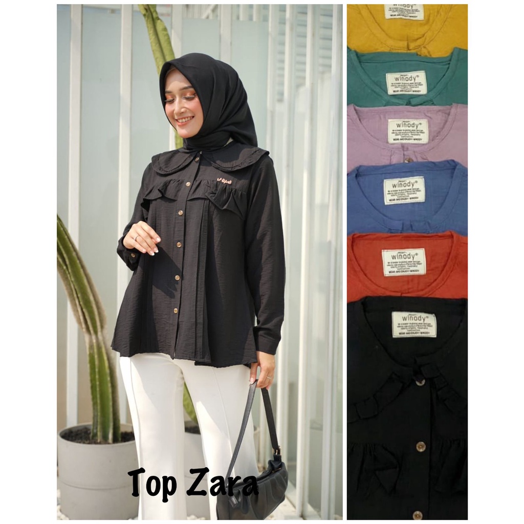 Winody - TOP ZARA ATASAN CEWEK WINODY ORIGINAL BRAND IMPORT QUALITY - ATASAN WANITA  BY WINODY