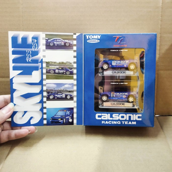 Tomica Limited Calsonic Racing Team Skyline R33 R34 NEW