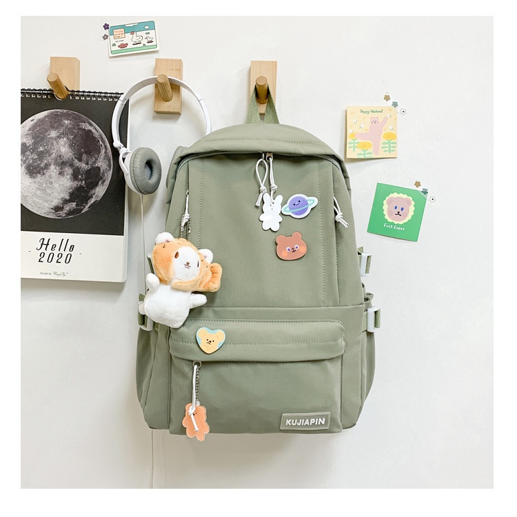 TAS RANSEL BACKPACK WANITA FASHION KOREA IMPORT 3019 ANTI AIR SEKOLAH KULIAH KERJA TERBARU MODEL FASHION JAKARTA