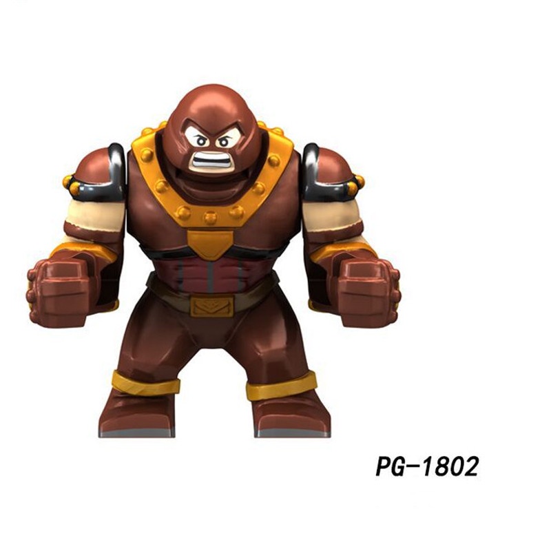 &lt;Tersedia&gt; Mainan Blok Bangunan Marvel Karakter Spiderman Cicak Man Rhino Juggernaut Thanos Model Boneka Untuk Anak