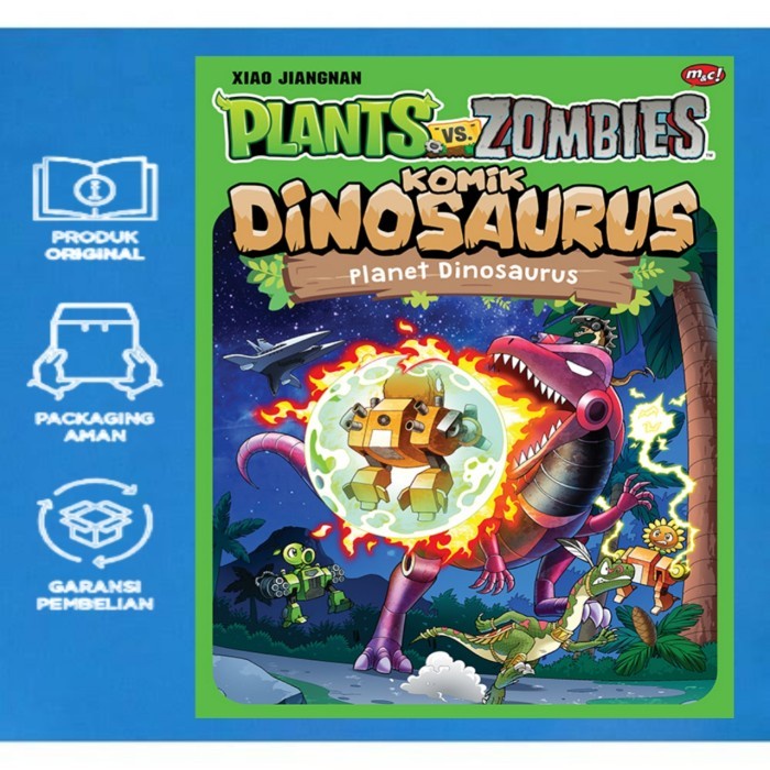 Buku Plants Vs Zombies - Komik Dinosaurus : Planet Dinosaurus